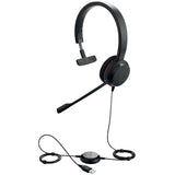 Jabra Evolve 20 Auriculares Auriculares Diadema Oficina/Centro de llamadas Monoaural