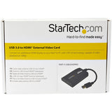 StarTech.com Adaptador USB 3.0 HDMI - Certificado con DisplayLink - 1920x1200 Adaptadores gráficos USB 3.2 Gen 1 (3.1 Ge