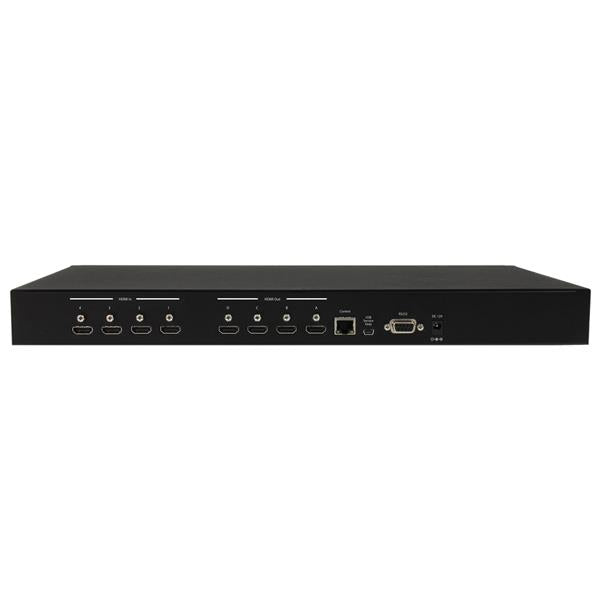 StarTech.com Switch Conmutador Matrix HDMI 4x4 con Multivisor Videowall o Imagen e Imagen PAP conmutadores de vídeo HDMI 8 4 4