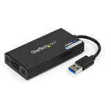 StarTech.com Adaptador Gráfico Externo USB 3.0 a HDMI - UltraHD 4K 30Hz - Certificado DisplayLink - Conversor USB-A a HDMI para Monitor - Tarjeta Gráfica Externa de Vídeo - Mac y Windows adaptadores gráficos usb USB tipo A Macho 3.2 Gen 1 (3.1 Gen 1) Si