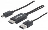 Manhattan 151511 Cable Derecho Derecho 1,5 m HDMI tipo A (Estándar)