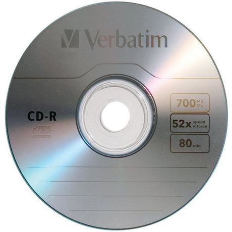 Verbatim 96250 cds en blanco CD-R 700 MB 10 pieza(s) 80 min