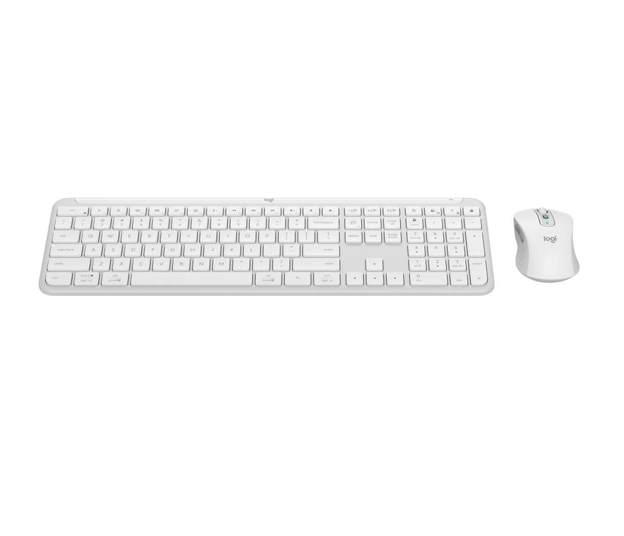 Logitech Signature Slim Combo MK950 Teclado Oficina Inalámbrico RF Wireless + Bluetooth Switch de tecla de tijera