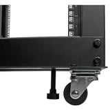 StarTech.com Rack 12U Móvil de Marco Abierto de 4 Columnas para Servidores - Rack de Cuatro Columnas de 19 Pulgadas para