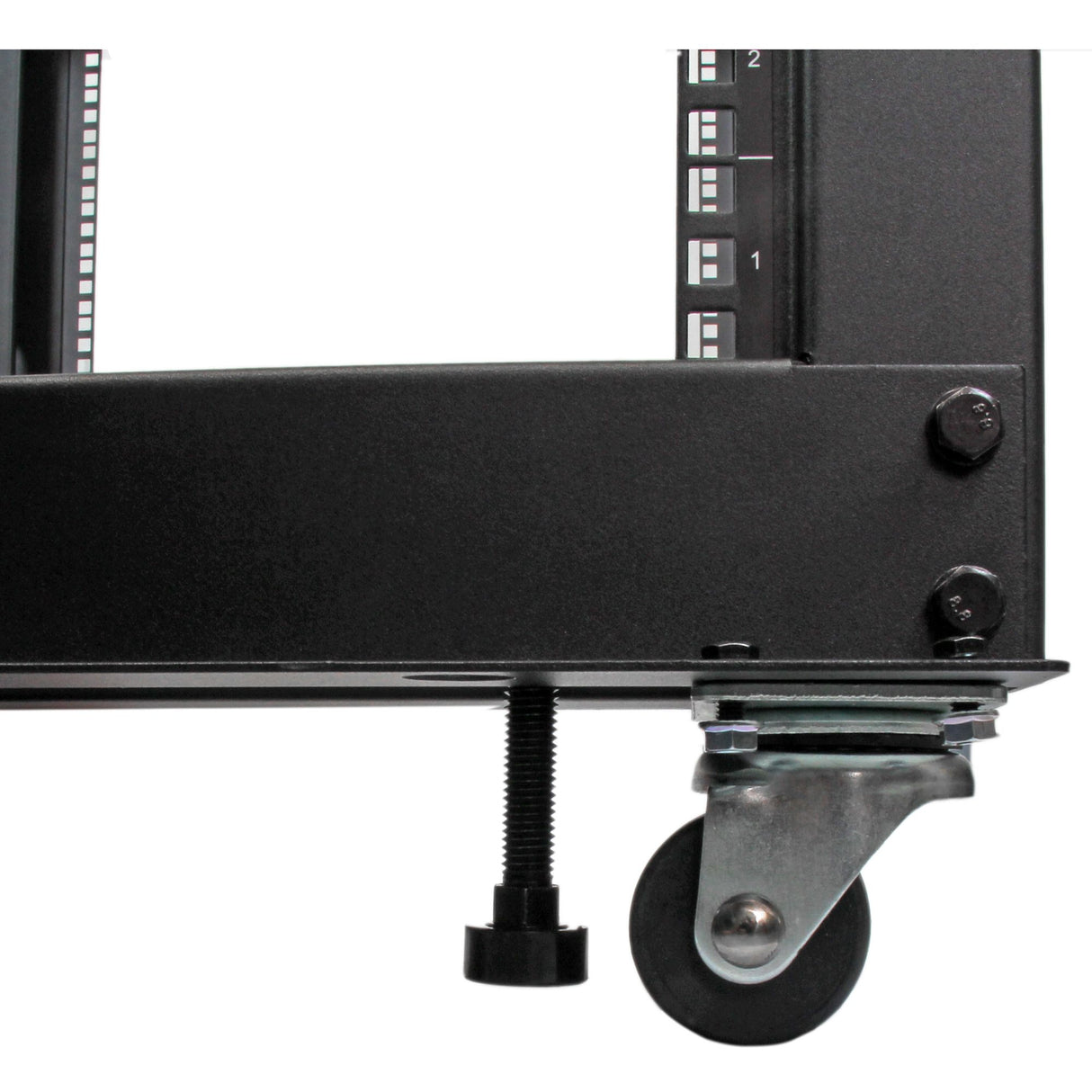 StarTech.com Rack 25U Móvil de Marco Abierto de 4 Columnas para Servidores - Rack de Cuatro Columnas 19 Pulgadas para Eq
