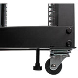 StarTech.com Rack 25U Móvil de Marco Abierto de 4 Columnas para Servidores - Rack de Cuatro Columnas 19 Pulgadas para Eq