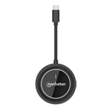 Manhattan Adaptador inalámbrico HDMI 1080p con transmisor USB-C, dongle para mostrar vídeo de forma inalámbrica desde un