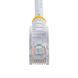 StarTech.com Cable de 1m Blanco de Red Fast Ethernet Cat5e RJ45 sin Enganche - Cable Patch Snagless Cables de red 1 m Ca