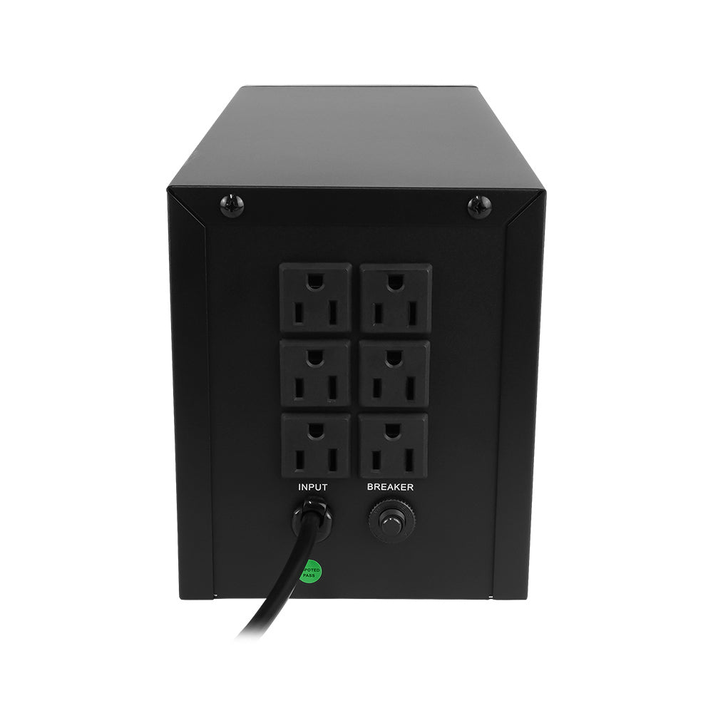 Vorago UPS-500 sistema de alimentación ininterrumpida (UPS) Línea interactiva 1.5 kVA 900 W, Sine/Square, 145 V