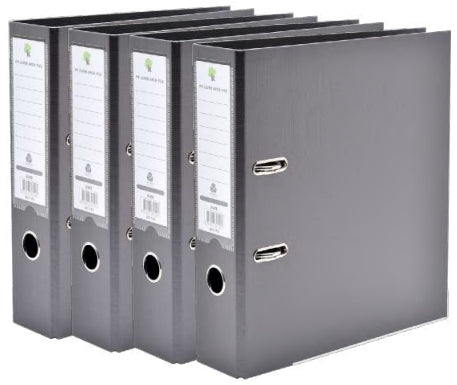 Techmakro KIT-82943P carpeta Cartón, Cloruro de polivinilo (PVC) Plata Carta, Folder de archivo convencional, Mate, 650 