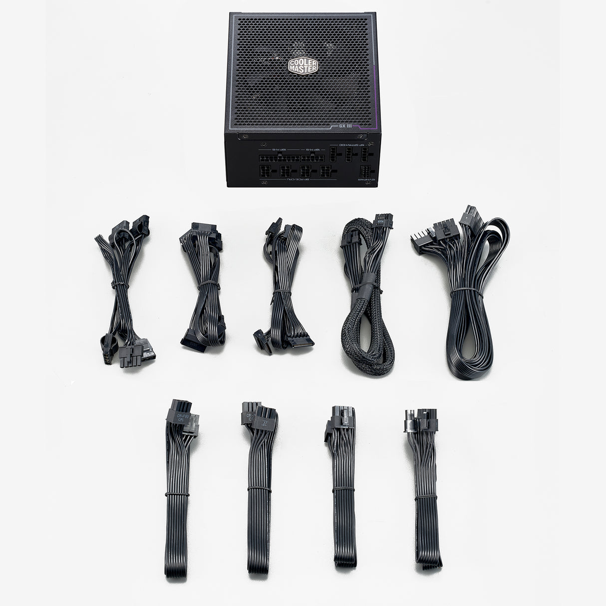 Cooler Master GX III Gold 650 unidad de fuente de alimentación 650 W 24-pines ATX ATX Negro, 100 - 240 V, Activo, 120 W