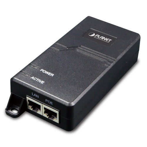PLANET POE-163 adaptador e inyector de PoE Ethernet rápido, Gigabit Ethernet 53 V
