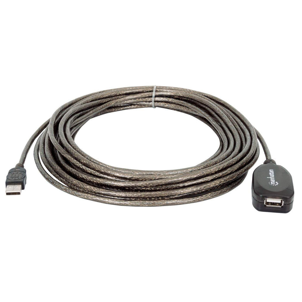Manhattan Cable de Extensión Activa USB de Alta Velocidad Cable USB 2.0 USB A USB A Macho/Hembra