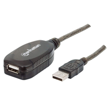 Manhattan Cable de Extensión Activa USB de Alta Velocidad Cable USB 2.0 USB A USB A Macho/Hembra