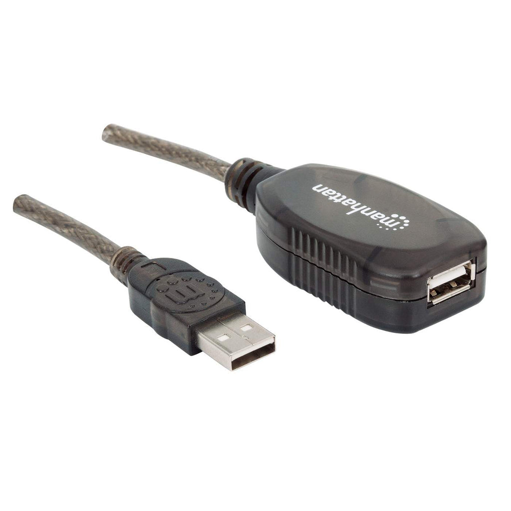 Manhattan Cable de Extensión Activa USB de Alta Velocidad Cable USB 2.0 USB A USB A Macho/Hembra