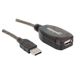 Manhattan Cable de Extensión Activa USB de Alta Velocidad Cable USB 2.0 USB A USB A Macho/Hembra