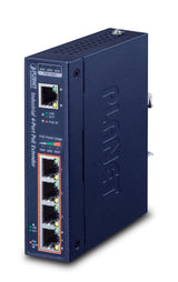 PLANET IPOE-E174 ampliador de red Transmisor de red Azul 10, 1000, 100 Mbit/s
