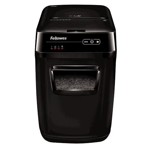 Fellowes AutoMax 200C triturador de papel Corte cruzado 60 dB 22,9 cm Negro