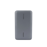 Power Bank de 20000mAh | 3 Salidas 100W Max. | USB-A + 2 USB-C | PD 3.0 | QC3.0 | FCP | SCP | Pantalla Inteligente | Carcasa Ignifuga | Color Gris | Incluye Cable USB de 50cm | Carga tu Laptop de Manera Segura.