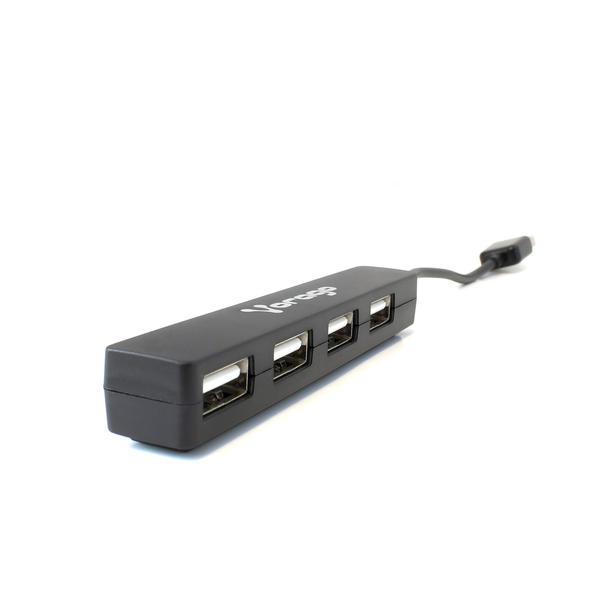 Vorago HU-100 hub de interfaz 480 Mbit/s Negro