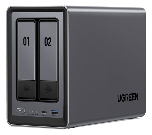 25242 - Ugreen NAS 2 Bahías / Intel N100 4 Núcleos / DDR5 8 GB 25242