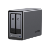 NASync DXP2800 | SO UGOS Pro |  Intel N100 12th Gen Intel® 4 Core™ | 2 Bahías SATA hasta 48TB | 2-Bahias (M.2 NVMe) hasta 16TB | 8GB DDR5 (Exp. a 16GB) | Ethernet 2.5G  | HDMI 4K | 2* USB2.0 | 1*USB 3.2Gen | 1* USB 3.2Gen2 | 1*USB-C 3.2Ge