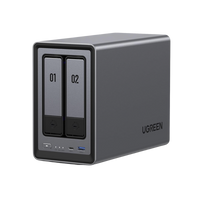 Ugreen NASync DXP2800 NAS Compacto Intel® N N100 8 GB DDR5 UGOS Pro Negro