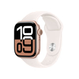 Apple Watch Series 10 OLED 42 mm Digital 374 x 446 Pixeles Pantalla táctil Rosa dorado Wifi GPS (satélite)