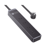 Regleta con Protector Contra Sobretensiones | 3 Salidas de CA NEMA 5-15R | 1 Salida USB-C PD de 30 W | 2 Puertos USB-A | Protección Contra Sobretensio
