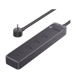 Regleta con Protector Contra Sobretensiones | 3 Salidas de CA NEMA 5-15R | 1 Salida USB-C PD de 30 W | 2 Puertos USB-A | Protección Contra Sobretensio