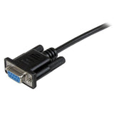 StarTech.com Cable de 2m Nulo de Módem Serie RS232 DB9 - Hembra a Hembra - Color Negro Cable Negro 2 m DB-9 DB-9