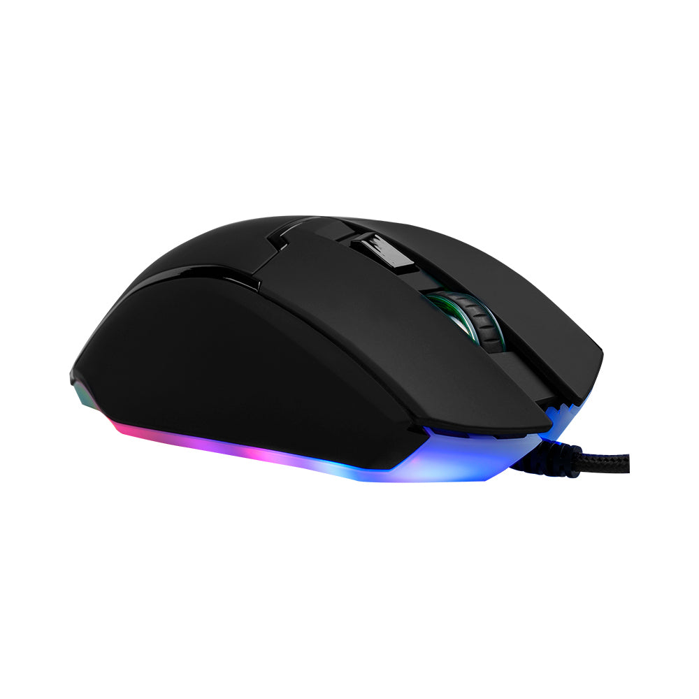 Vorago MO-504 ratón Juego mano derecha USB tipo A Óptico 6400 DPI