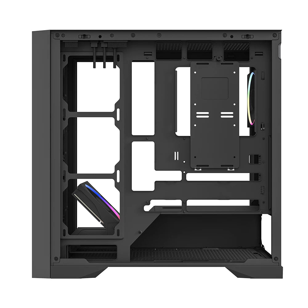 Balam Rush BR-941457 gabinete de computadora Midi Tower Negro, ATX, ITX, Micro ATX