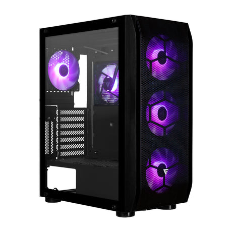 Game Factor CSG400 carcasa de ordenador Midi Tower Negro