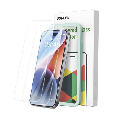 Ugreen 25587 protector de pantalla o trasero para teléfono móvil Apple 2 pieza(s)