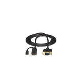 StarTech.com Cable de 3m Conversor Activo HDMI a VGA - Adaptador 1920x1200 1080p Cable Derecho Derecho USB 3 m