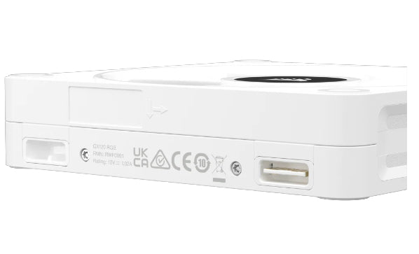 Corsair iCUE LINK QX120 RGB Carcasa del ordenador Ventilador 12 cm Blanco 3 pieza(s)