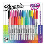 Sharpie Glam Pop marcador 24 pieza(s) Punta fina Rojo