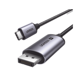 Ugreen 25839 adaptador de cable de vídeo 3 m USB Tipo C DisplayPort Negro, Gris