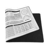 Acteck AC-941082 alfombrilla para ratón Negro, Blanco, Imagen, Tela, Caucho