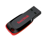 MEMORIA FLASH SANDISK CRUZER BLADE 128GB NEGRO 2.0 (SDCZ50-128G-B35)