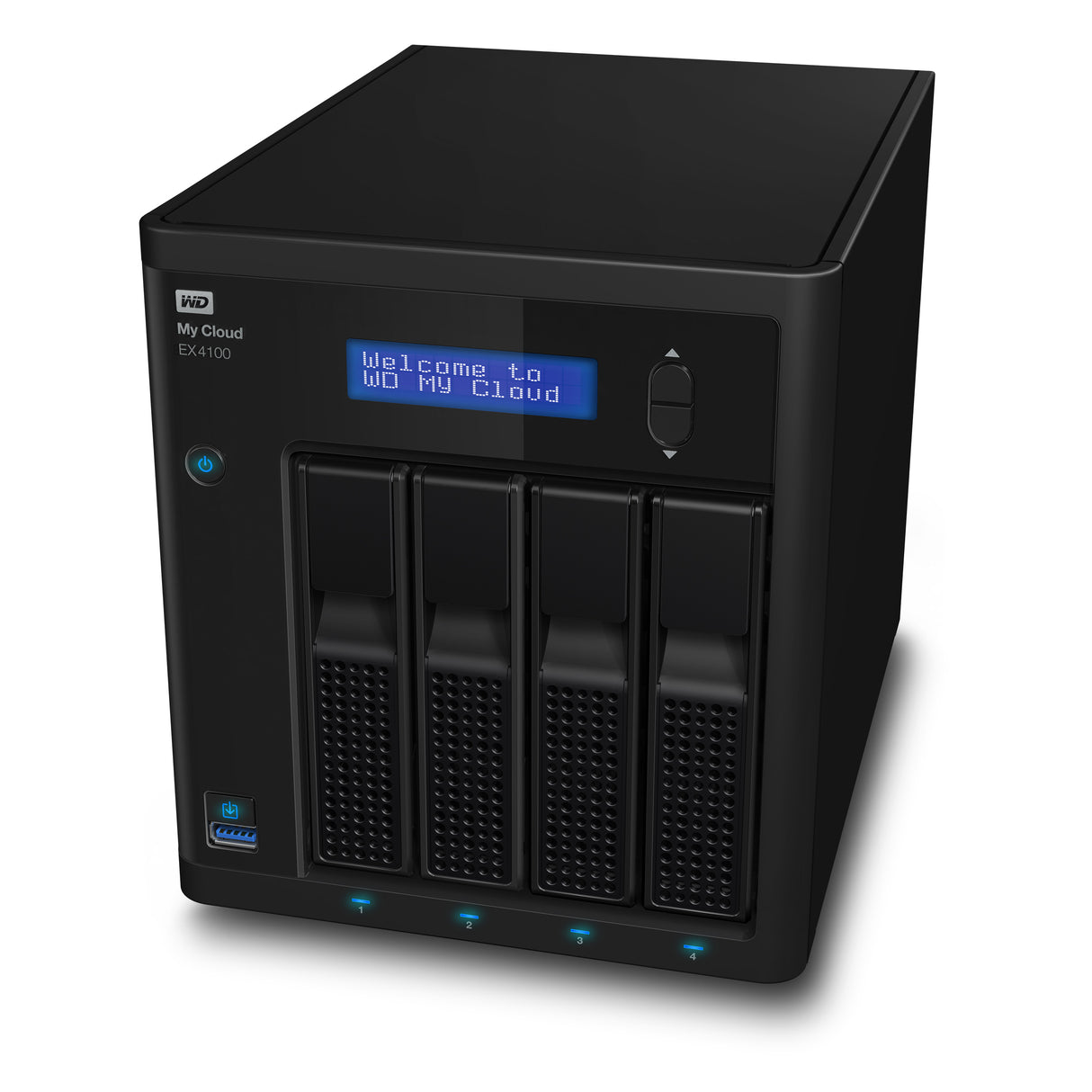 Western Digital My Cloud EX4100, 24TB NAS Escritorio Marvell Armada 388 2 GB DDR3 Unidad de disco duro My Cloud OS Negro