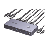 Ugreen 25962 interruptor KVM Gris