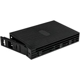 25SATSAS35 - StarTech.com Conversor de Disco Duro SATA SAS de 2,5" Pulgadas a SATA de 3,5"- Plástico paneles accesorios para ordenadores Negro Plástico Poder CE, FCC