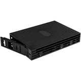 25SATSAS35 - StarTech.com Conversor de Disco Duro SATA SAS de 2,5" Pulgadas a SATA de 3,5"- Plástico paneles accesorios para ordenadores Negro Plástico Poder CE, FCC