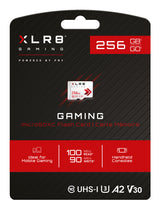 PNY XLR8 Gaming 256 GB MicroSD UHS-I Clase 10, 100 MB/s, P-SDU256V32100XLR-GE