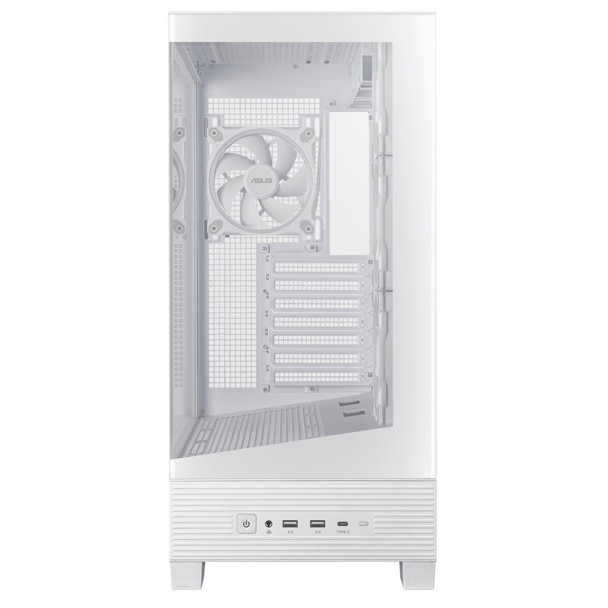 ASUS A31 Plus TG ARGB WHITE carcasas ordenador Metal Midi Tower PC Blanco
