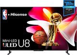 Hisense Class U8 Televisor 165,1 cm (65") 3840 x 2160 Pixeles 4K Ultra HD Mini LED ULED Smart TV Wifi Negro