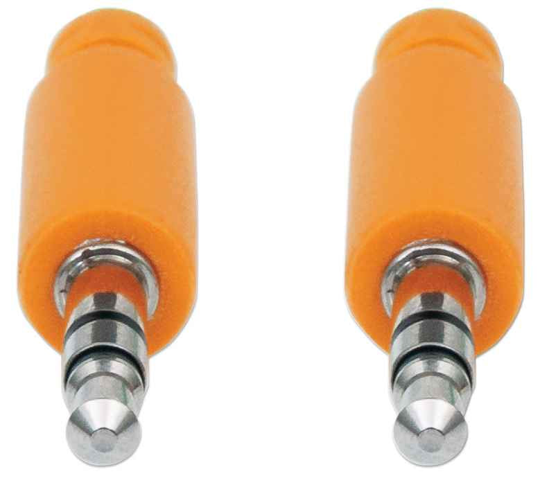 Manhattan Cable de audio con recubrimiento textil Cable 1 m 3,5mm Macho 3,5mm