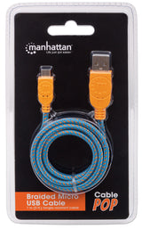 Manhattan 394024 Cable USB 2.0 USB A Micro-USB B Macho/Macho
